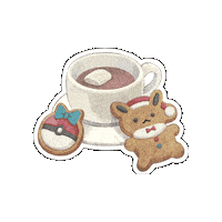 Hot Chocolate Christmas Sticker by Pokémon