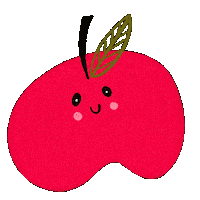 Fall Apple Sticker