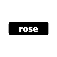 Rose Sticker by Tread Tabata Bend