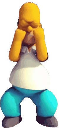 Homer Simpson Dancing Sticker