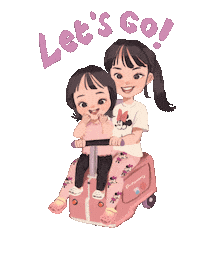 Travel Vacation Sticker by Rafhi Dominic