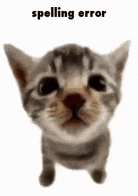 Cat Typo GIF