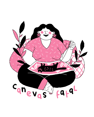 Canevasfatal Canevas Sticker by Marie Boiseau