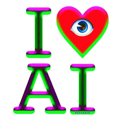 Watching Artificial Intelligence Sticker by PEEKASSO