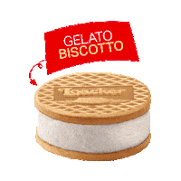 Gelato Eating Sticker by loacker