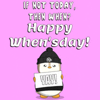 Happy Wednesday Morning GIF by Pudgy Penguins