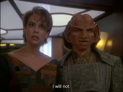 Will Not Star Trek GIF by Goldmaster