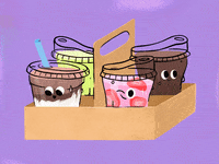Iced Coffee Art GIF by MishaXgraphic
