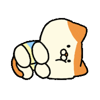 Tired Cat Sticker by LINE FRIENDS