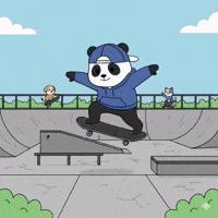 Fun Skateboard GIF by Pandu Pandas
