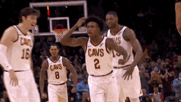 Excited Cleveland Cavaliers GIF by NBA