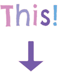 Read This Arrow Sticker