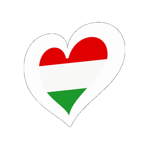 Heart Hungary Sticker by Eurovision Song Contest