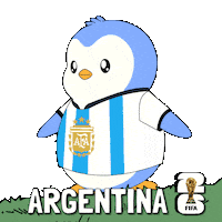 Vamos Argentina World Cup Sticker by Pudgy Penguins