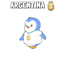 Vamos Argentina World Cup Sticker by Pudgy Penguins