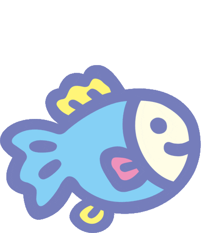 魚 泳ぐ Sticker by メリーズ公式