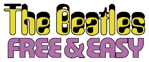 The Beatles Sun Sticker by Free & Easy