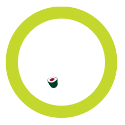 wasabihq giphyupload sushi wasabi sushitime Sticker