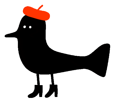 Black Bird Sticker