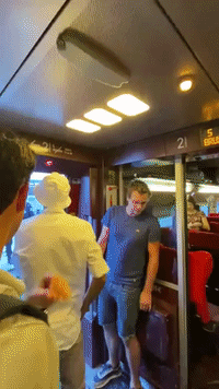 Passenger Breaks Window of Train Stalled in Paris in 105-Degree Heat
