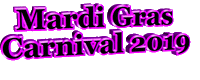 mardi gras text Sticker