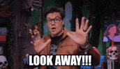 Look Away Video Games GIF by Dead Meat James