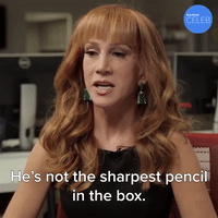 He's Not The Sharpest Pencil In The Box