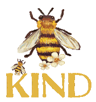 Be Kind Bee Sticker by Aspen + Company