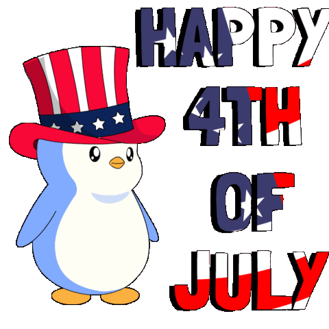 United States Penguin Sticker by Pudgy Penguins