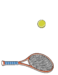 Tennis Ball Sticker by JAGO COFFEE