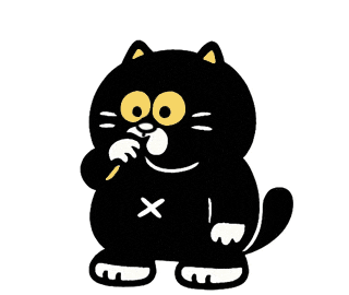 貓 黑貓 Sticker
