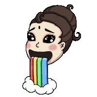 Happy Rainbow Sticker