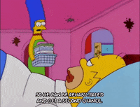 tired homer simpson GIF