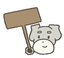 sugar_schna dog 犬 いぬ day off Sticker