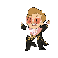 Illustration Birthday Sticker by Elton John