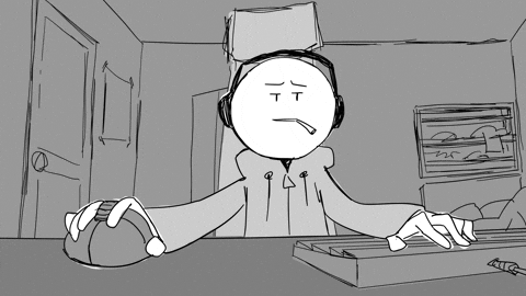 On Computer Typing GIF by CC0 Studios