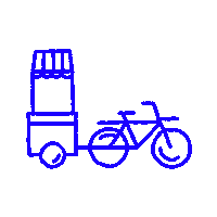 AntoninPlusMargaux bike charrette lacharrette antoninmargaux Sticker