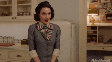 rachel brosnahan what GIF by The Marvelous Mrs. Maisel