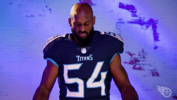 Football Flexing GIF by Tennessee Titans