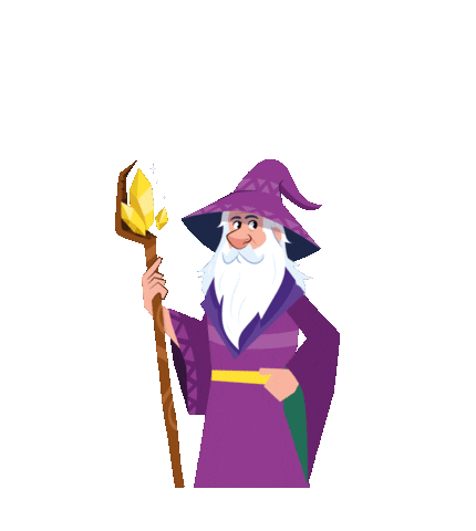 Fairy Tale Wizard Sticker by Stage Magic