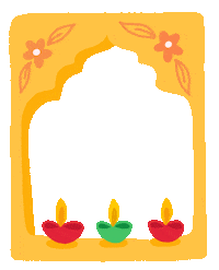 Festival Lights Sticker by ohdoodledoo