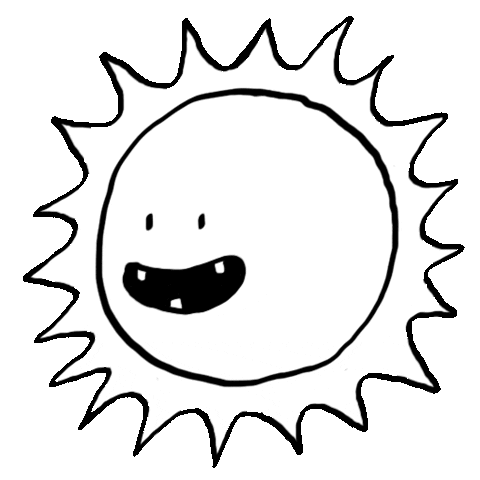 Summer Sun Sticker by RainToMe