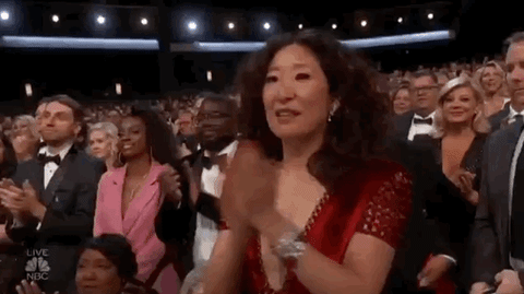 Sandra Oh Clap GIF by Emmys