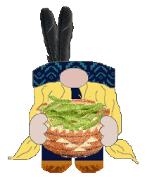 Native American Gnome Sticker