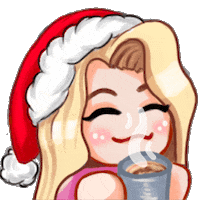 Ellienka love dog christmas twitch Sticker