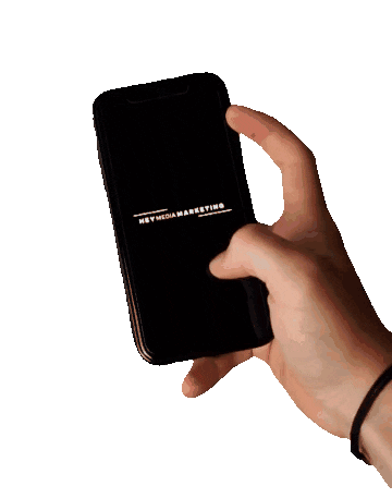 heytommey hey social media swipe phone Sticker