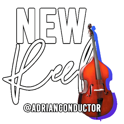 adrianconductor new reel new reel adrian Sticker