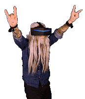 Happy Virtual Reality Sticker by The Swan Collective