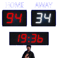 34 Away Sticker