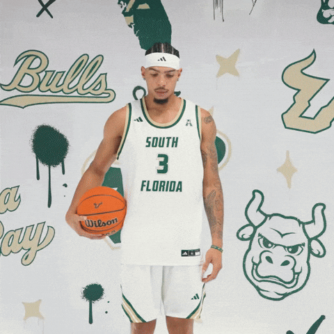 South Florida Basketball GIF by USF Athletics